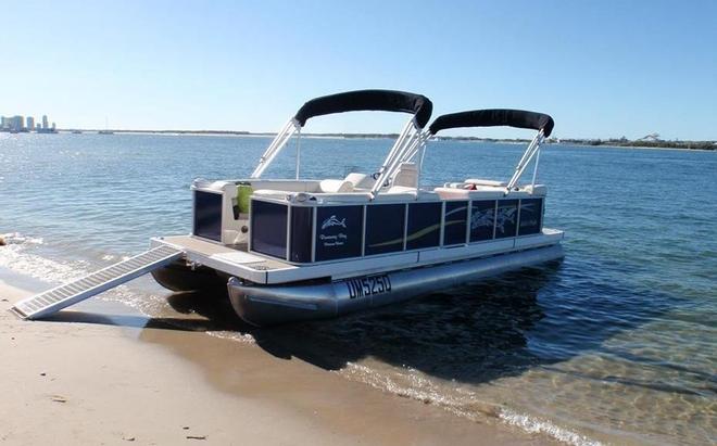 Runaway Bay Pontoon Boats 1 © Sanctuary Cove International Boat Show http://www.sanctuarycoveboatshow.com.au/